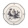 Halloween Scenes 9" Plate Set