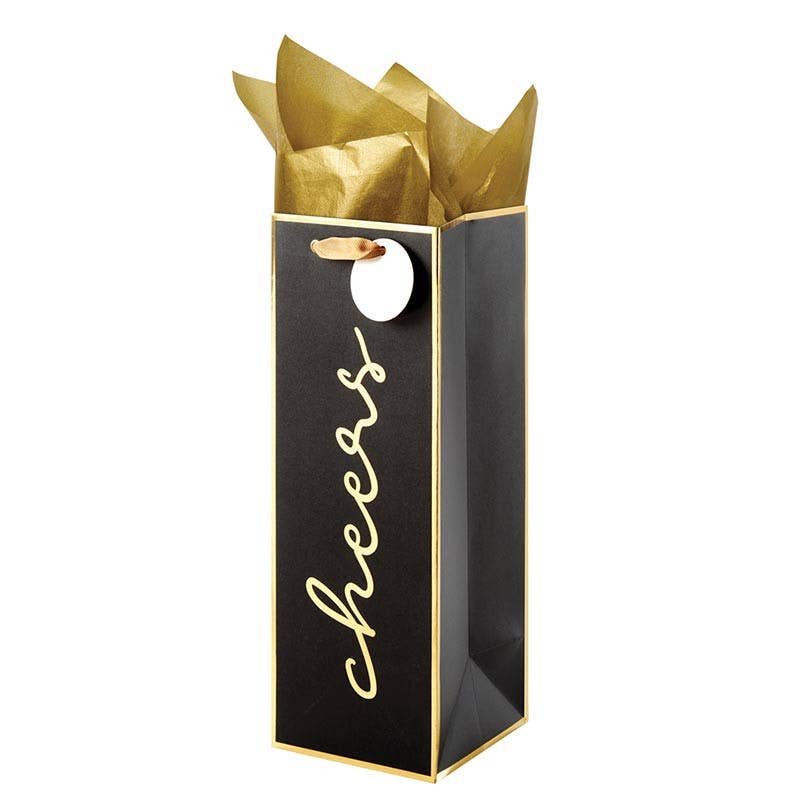 Gold Cheers - Bottle Bag