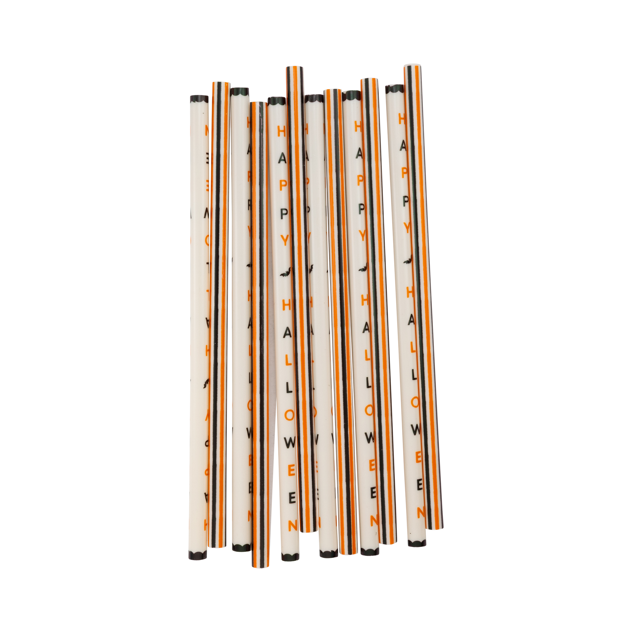 Happy Halloween Reusable Straws