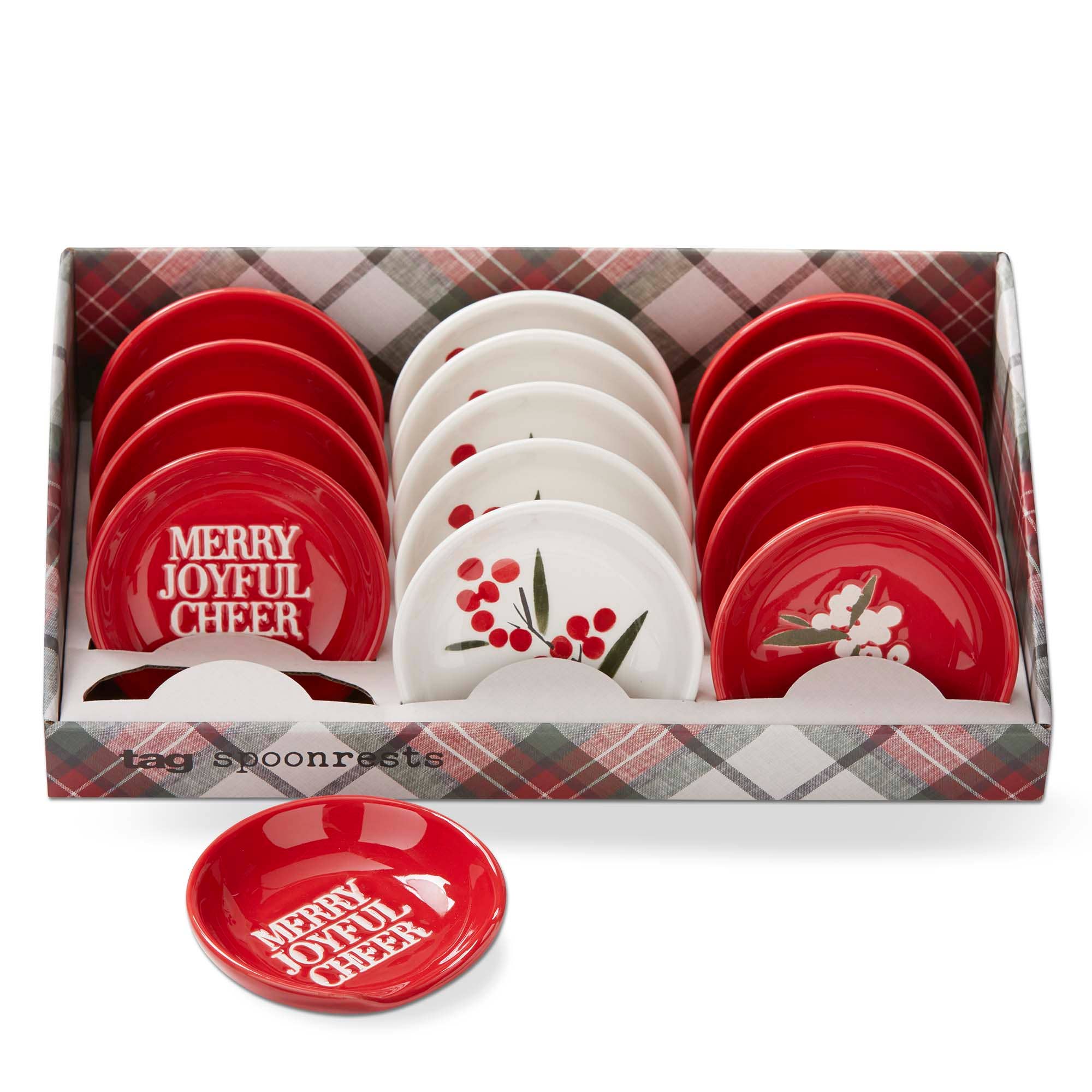 Red Multi Sprig Spoon Rest Assortment