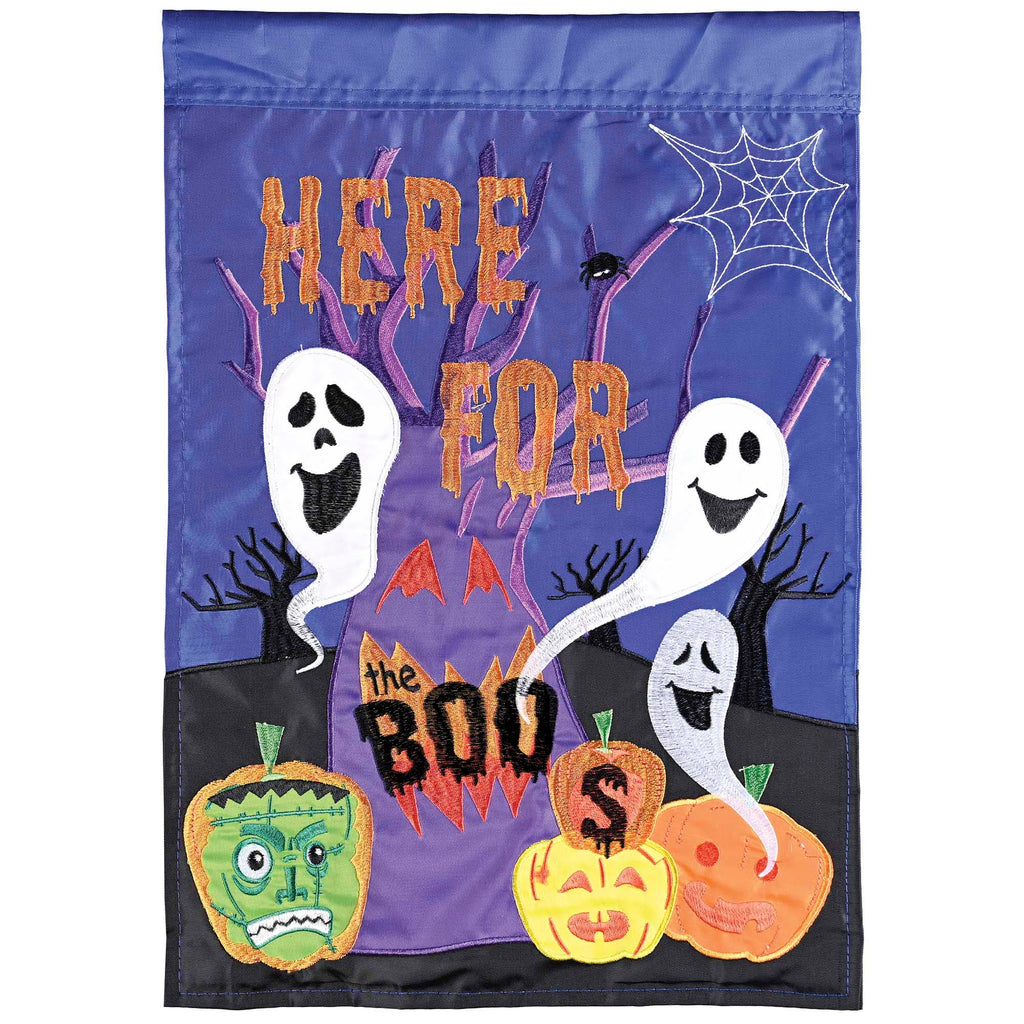 Flag Here For The Boos 13x18
