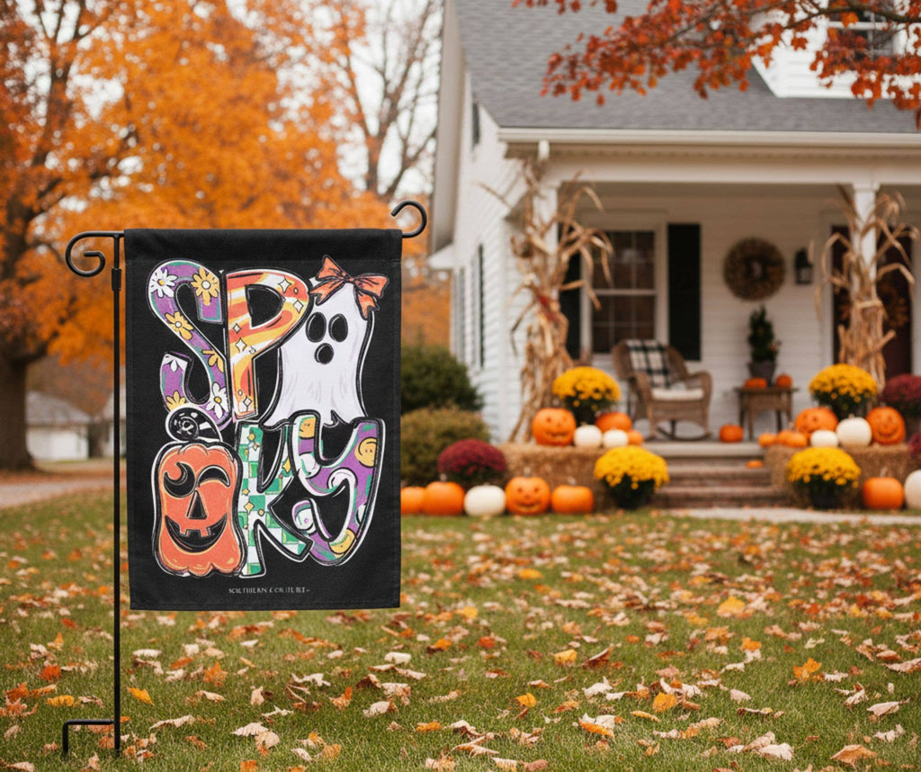 Garden Flag Spooky
