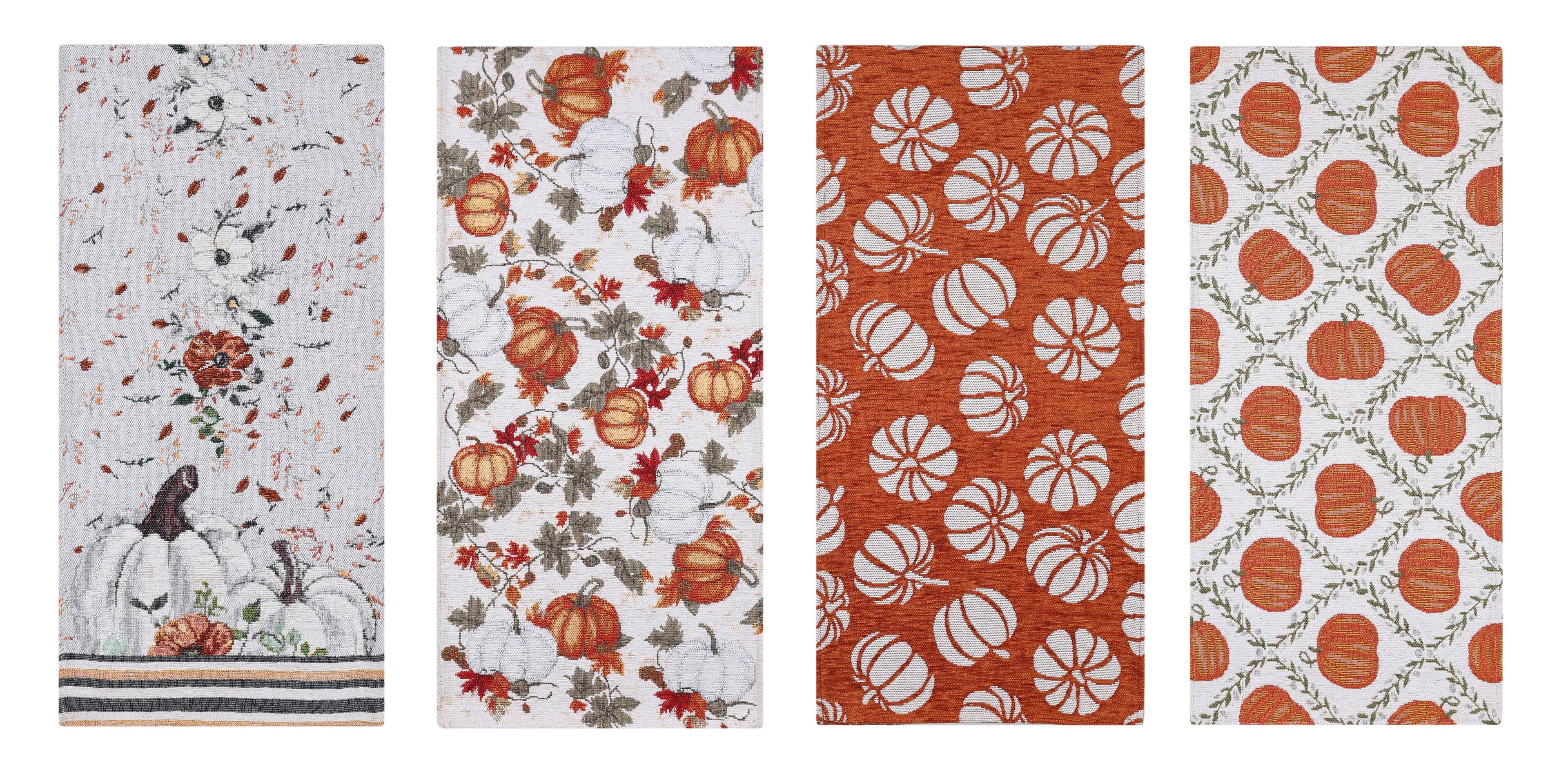 Chenille Fall Harvest Table Runner 54-Inch