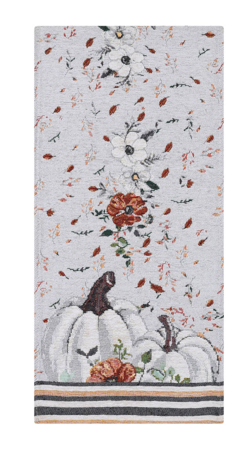 Chenille Fall Harvest Table Runner 54-Inch