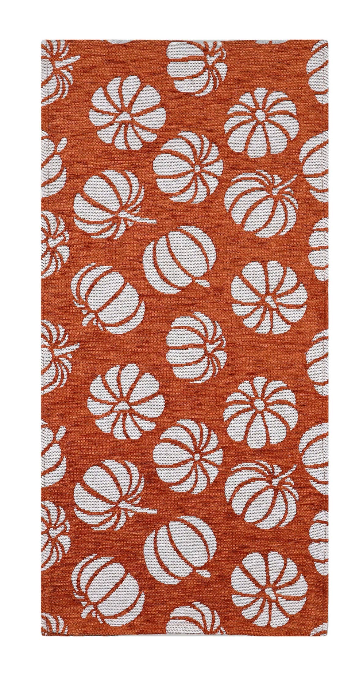 Chenille Fall Harvest Table Runner 54-Inch