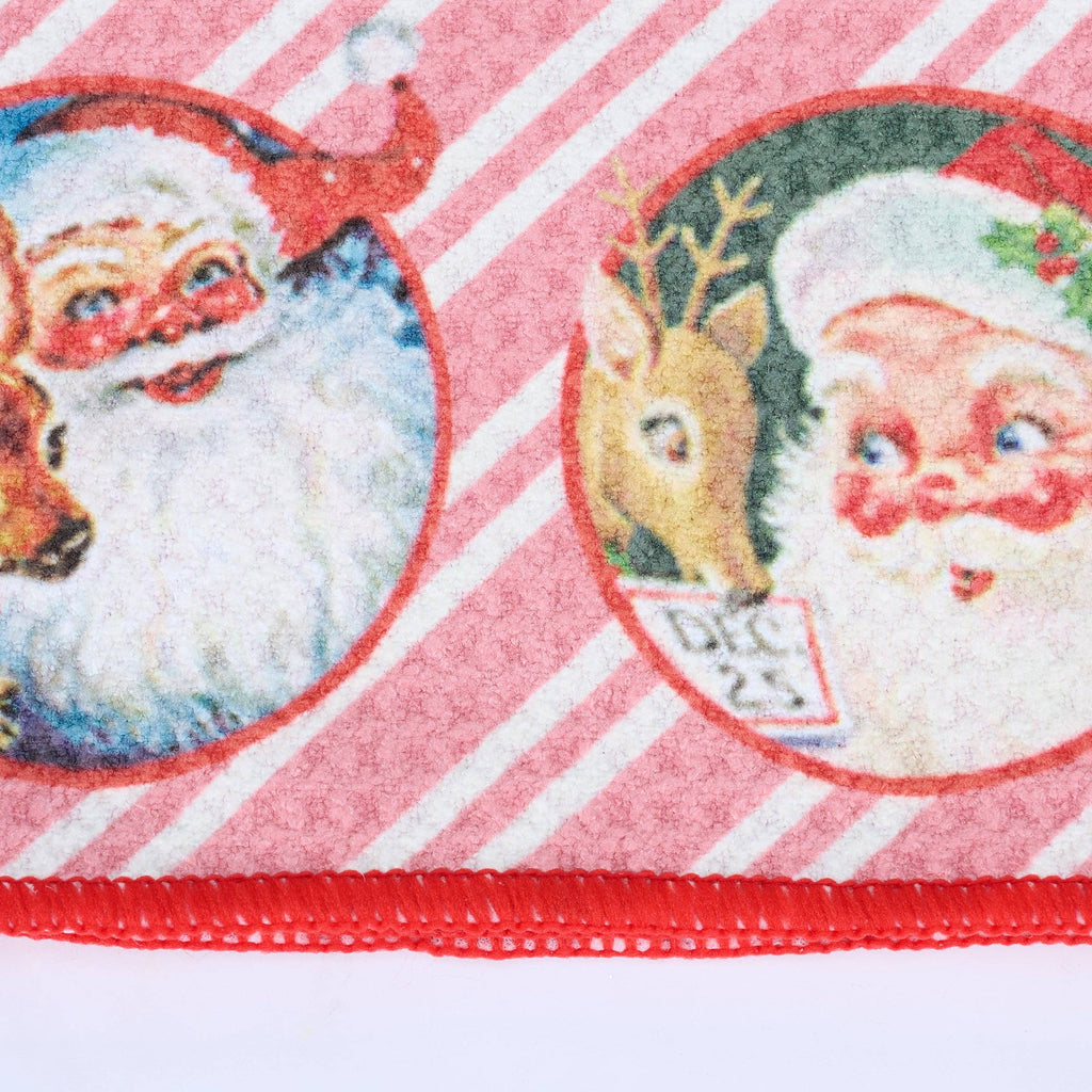 Santa Faces Kitchen Towel
