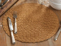 Natural Paper Woven 15" Round Placemats