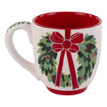 Red Bow Wreath Mug